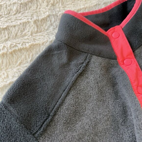 Columbia Sportswear Mount Cannon 1/2 Snap Pullover Gray Pink Women’s Large‎ - Picture 8 of 10